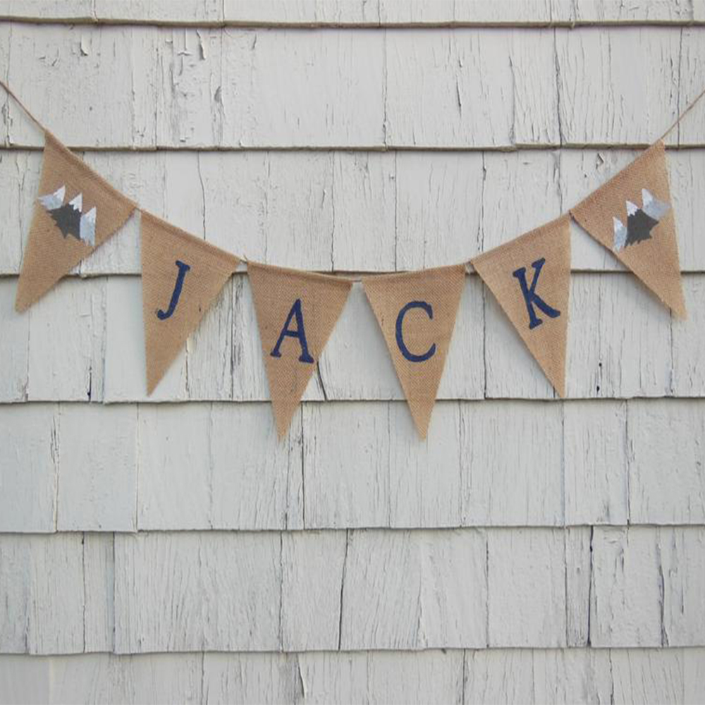 Baby Nursery Garland - Berg Kindergarten Dekorationen, Personifizierte Name Banner,