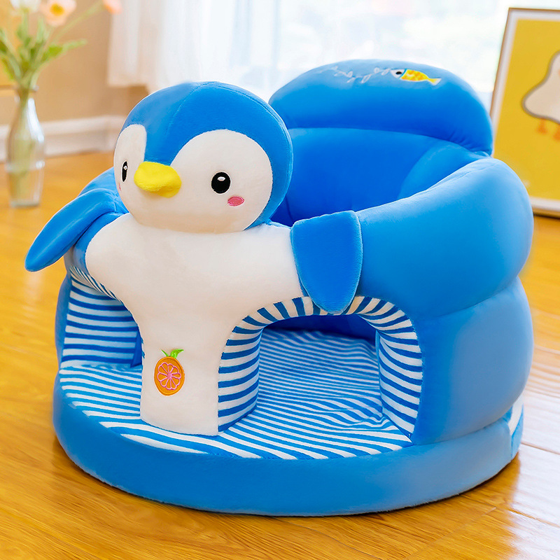 Baby Nursery Cushion - Weicher Plüsch-Baby-Stützsofa-Bezug Waschbarer Kleinkind-Lernsitz Fütterungsstuhl Ohne
