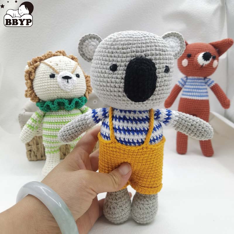 Baby Nursery Diy - Baby Häkeln Gefüllte Löwe Koala Fuchs