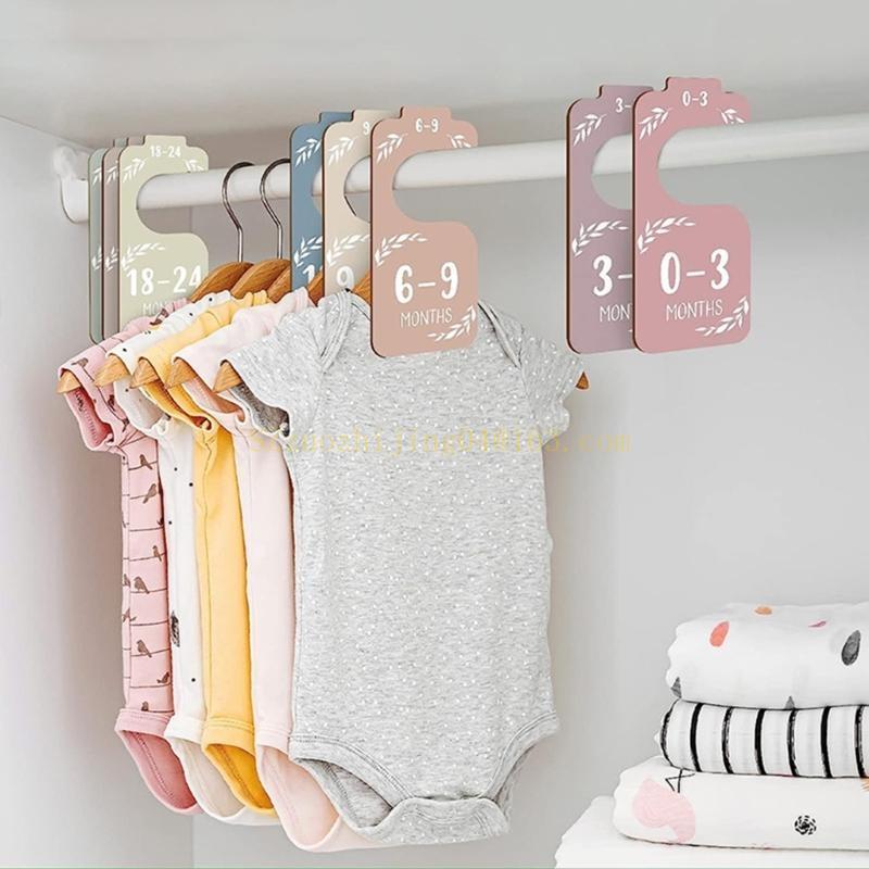 Baby Nursery Sets - 8er-Set Baby-Schrank-Trennwände aus Holz für Kinderzimmer,