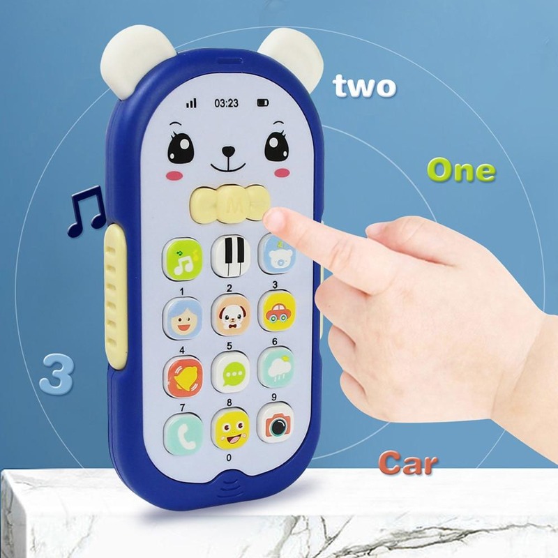 Baby Nursery Mobile - Baby-Telefonspielzeug mit Musik und Geräuschen für