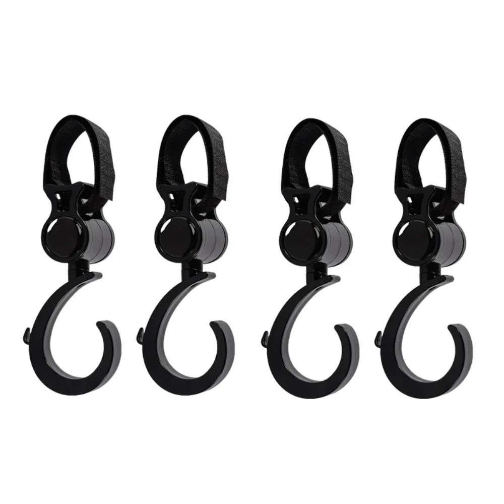 Baby Nursery Hooks - 1-12 Stück Baby-Kinderwagenhaken, drehbare Aufhängeclips für
