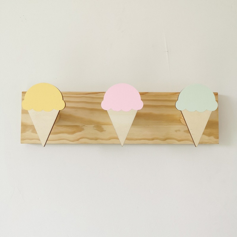 Baby Nursery Hooks - Mädchen Dekorative Haken Holz Wand Mantel
