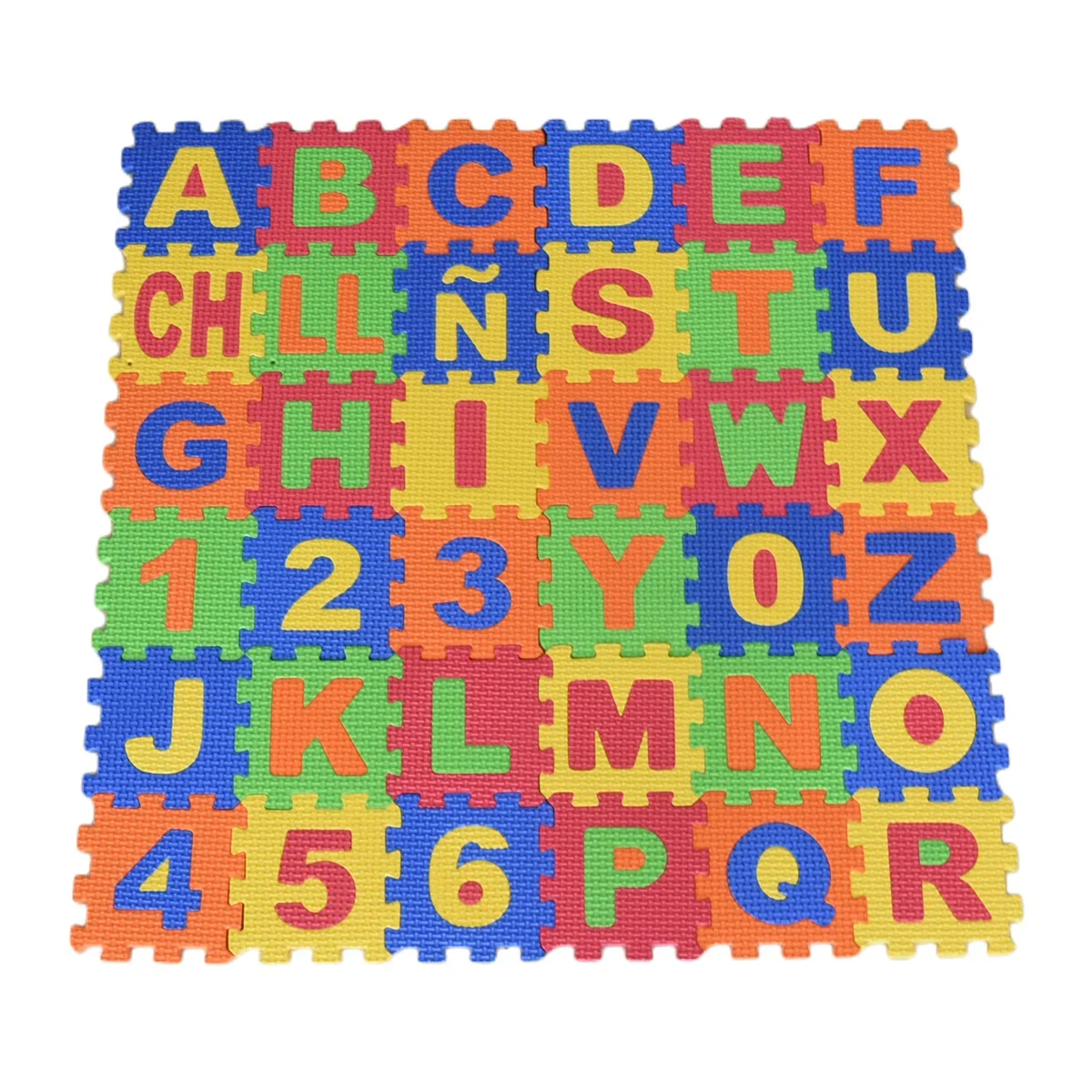 Baby Nursery Cushion - Spielmatten 36 Stück 9 cm Zahlen