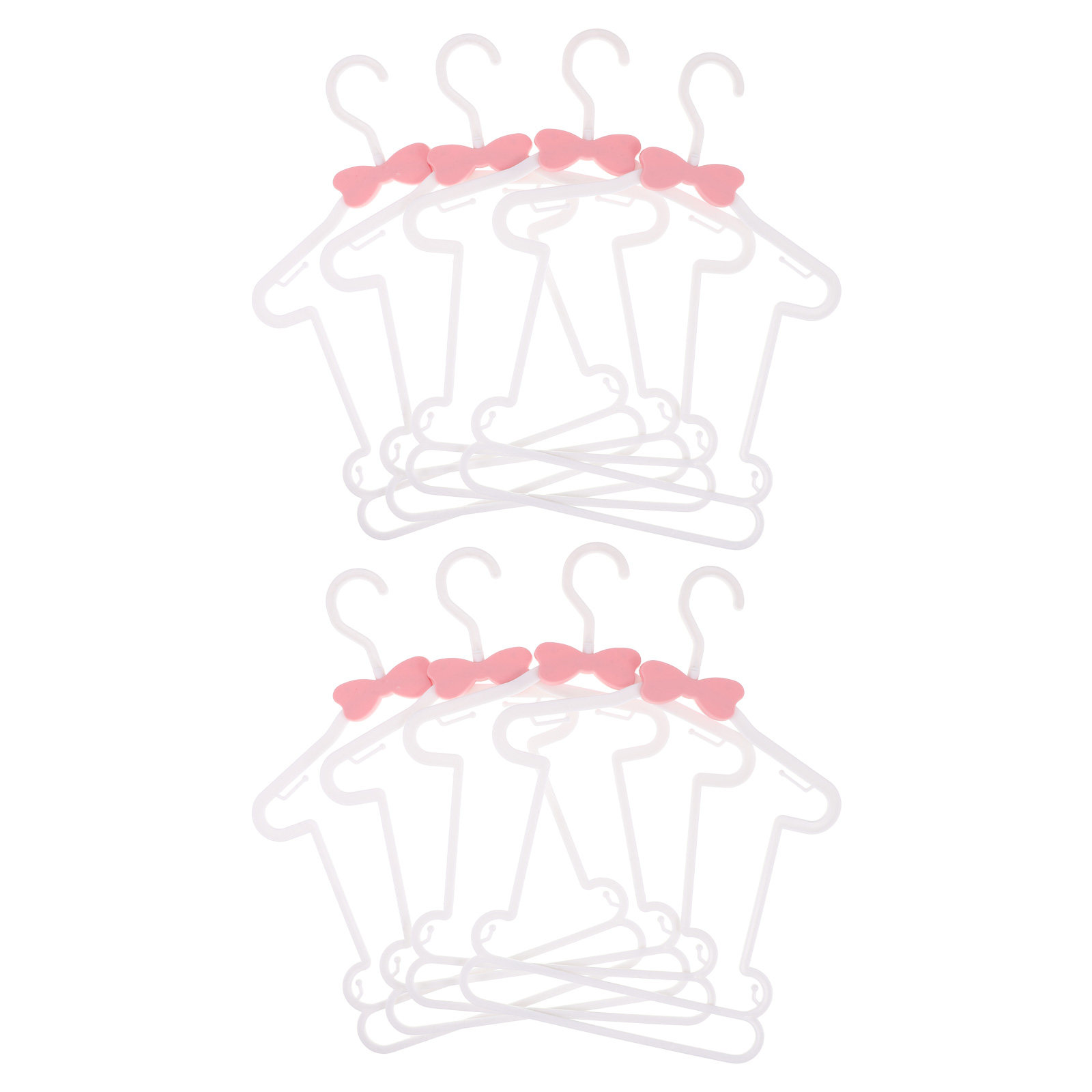 Baby Nursery Hooks - 8 Stück Babykleiderbügel aus Kunststoff, rutschfest,