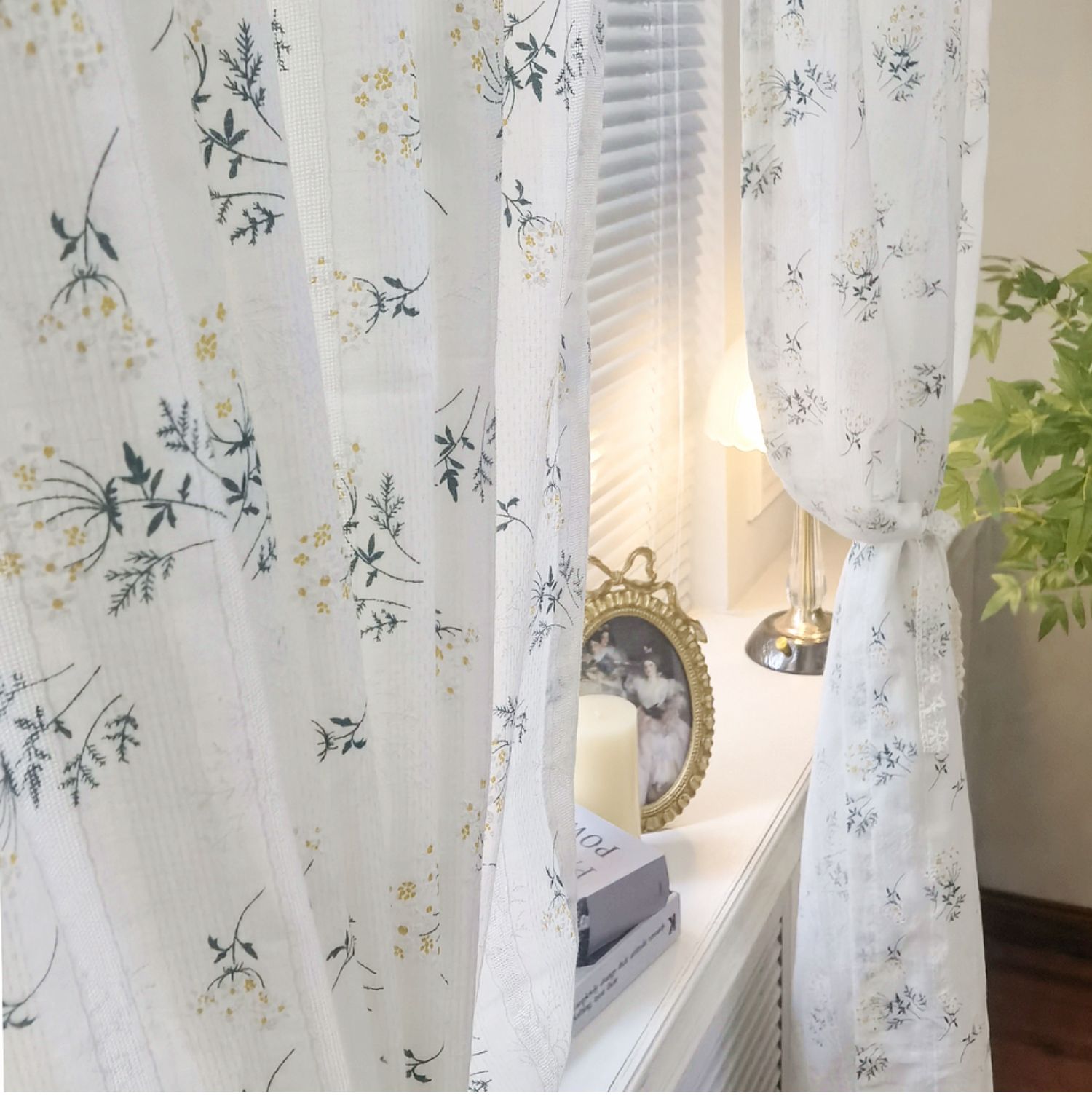 Blackout Curtain Nursery - Koreanische Baumwolle Gänseblümchen Vorhänge Straße Tasche