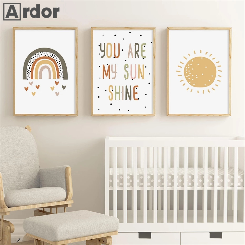 Baby Nursery You Are My Sunshine - Kindergarten Wanddrucke You Are My Sunshine