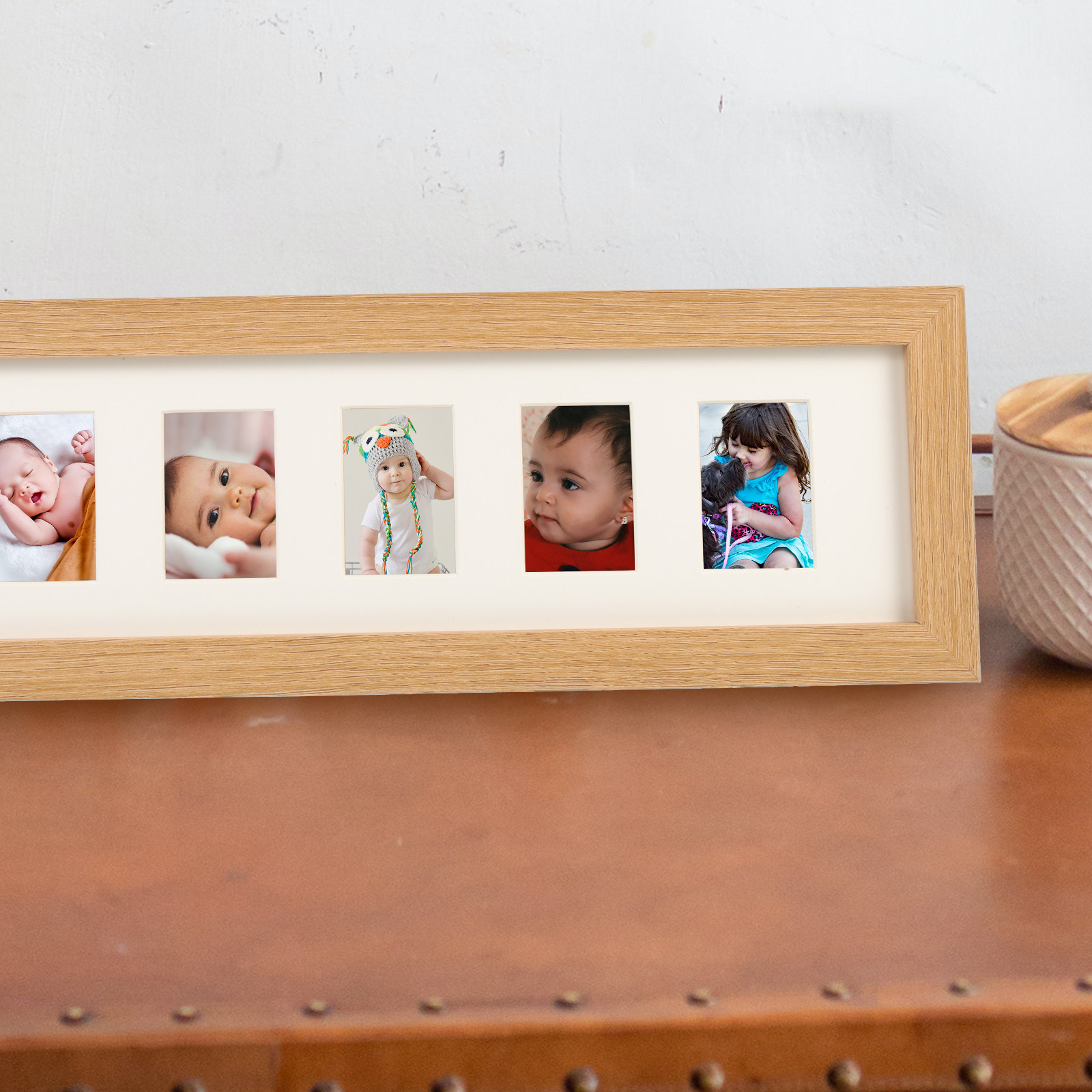Baby Nursery Picture Frames - Holz-Bilderrahmen für Babyfotos, Tisch-Fotorahmen, Erinnerungsstück für