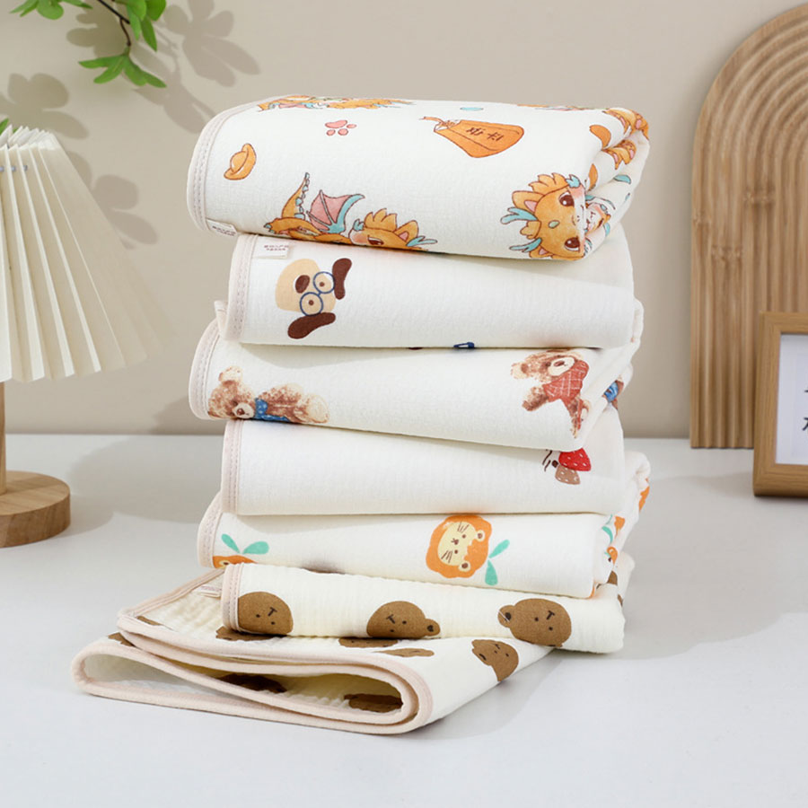 Baby Mattress Waterproof - 70 x 90 cm Baby-Cartoon-Windelunterlage aus