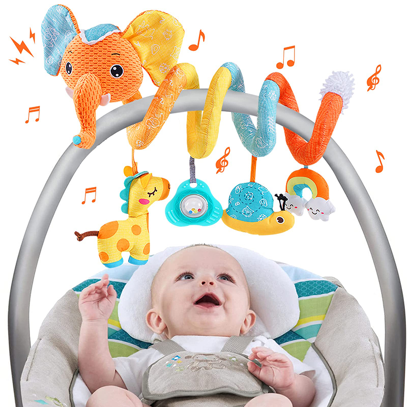 Baby Nursery Mobile - Auto Sitz Spielzeug Infant Farbe Elefanten