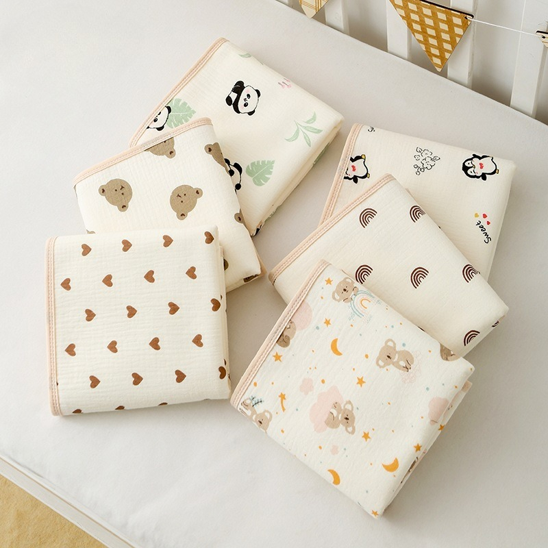 Baby Mattress Waterproof - 50X70cm Weiche Baumwoll-Wickelunterlage Urinmatte Wasserdichte Matratze