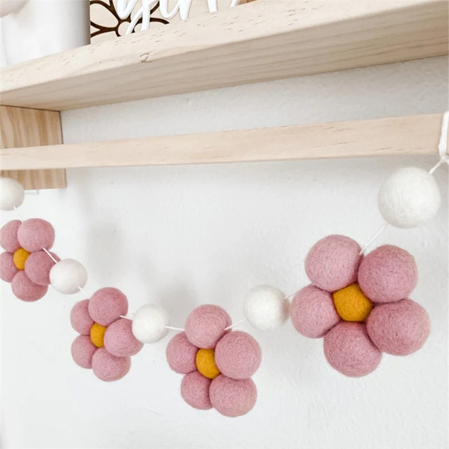 Handgefertigte Filz-Gänseblümc – Baby Nursery Garland Bewertung und Preis