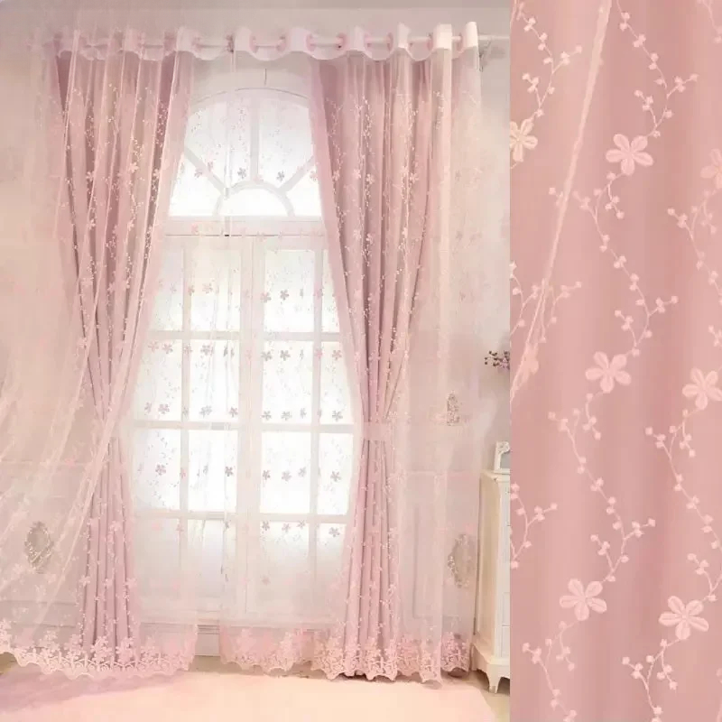 1 Stück Koreanischer Rosa Tran – Blackout Curtain Nursery Bewertung und Preis