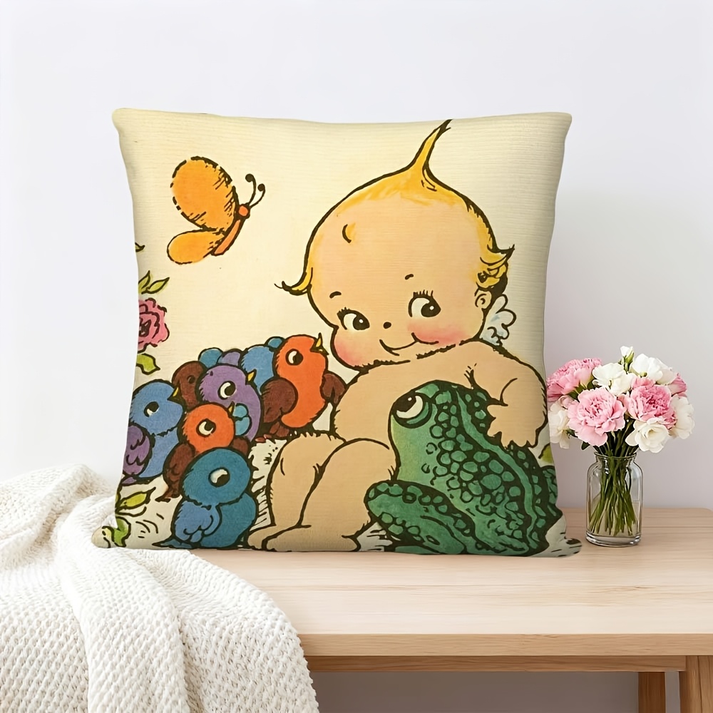 Niedlicher Baby-Frosch, Kinder – Baby Nursery Cushion Bewertung und Preis