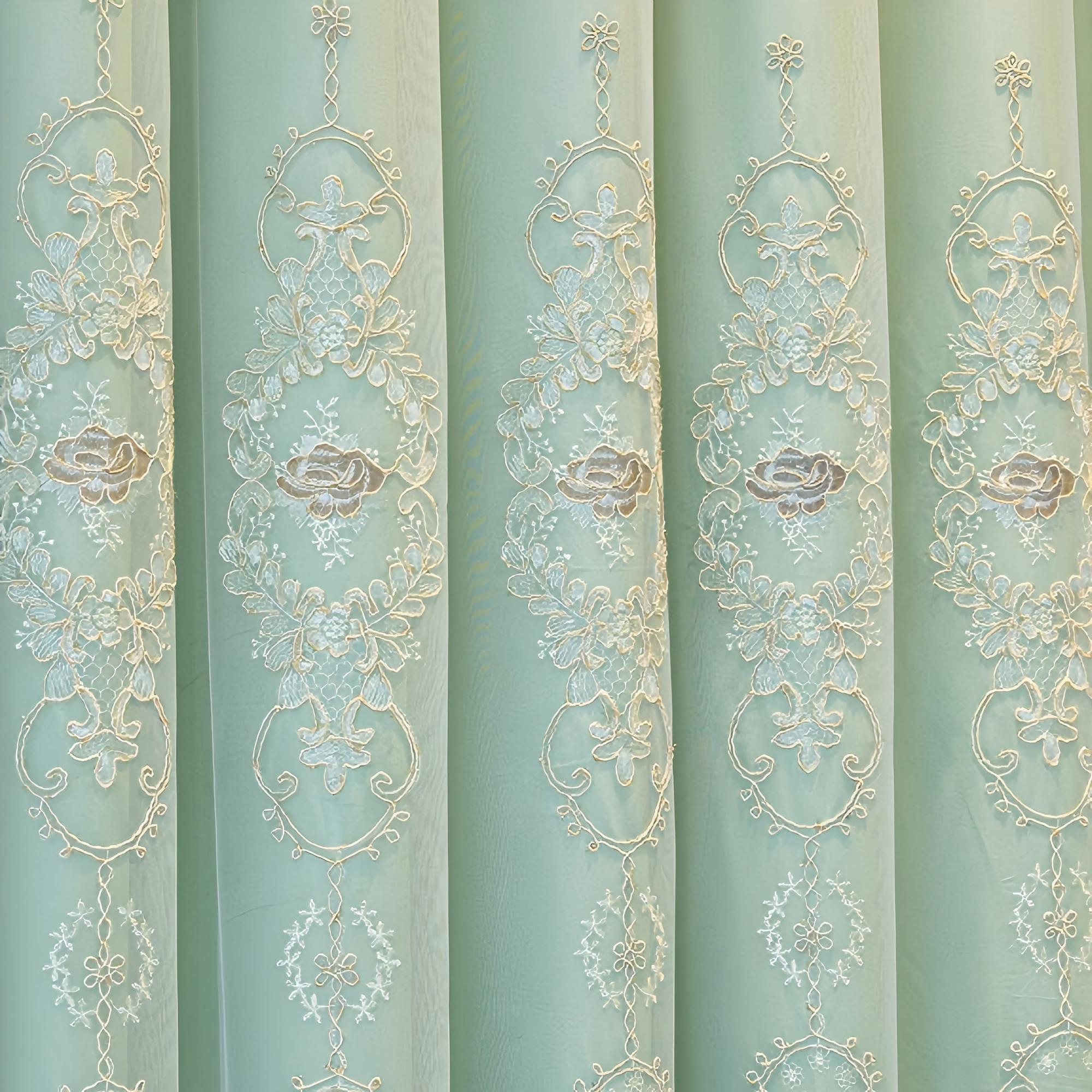 1 Stück Vintage Grüner Spitzen – Blackout Curtain Nursery Bewertung und Preis