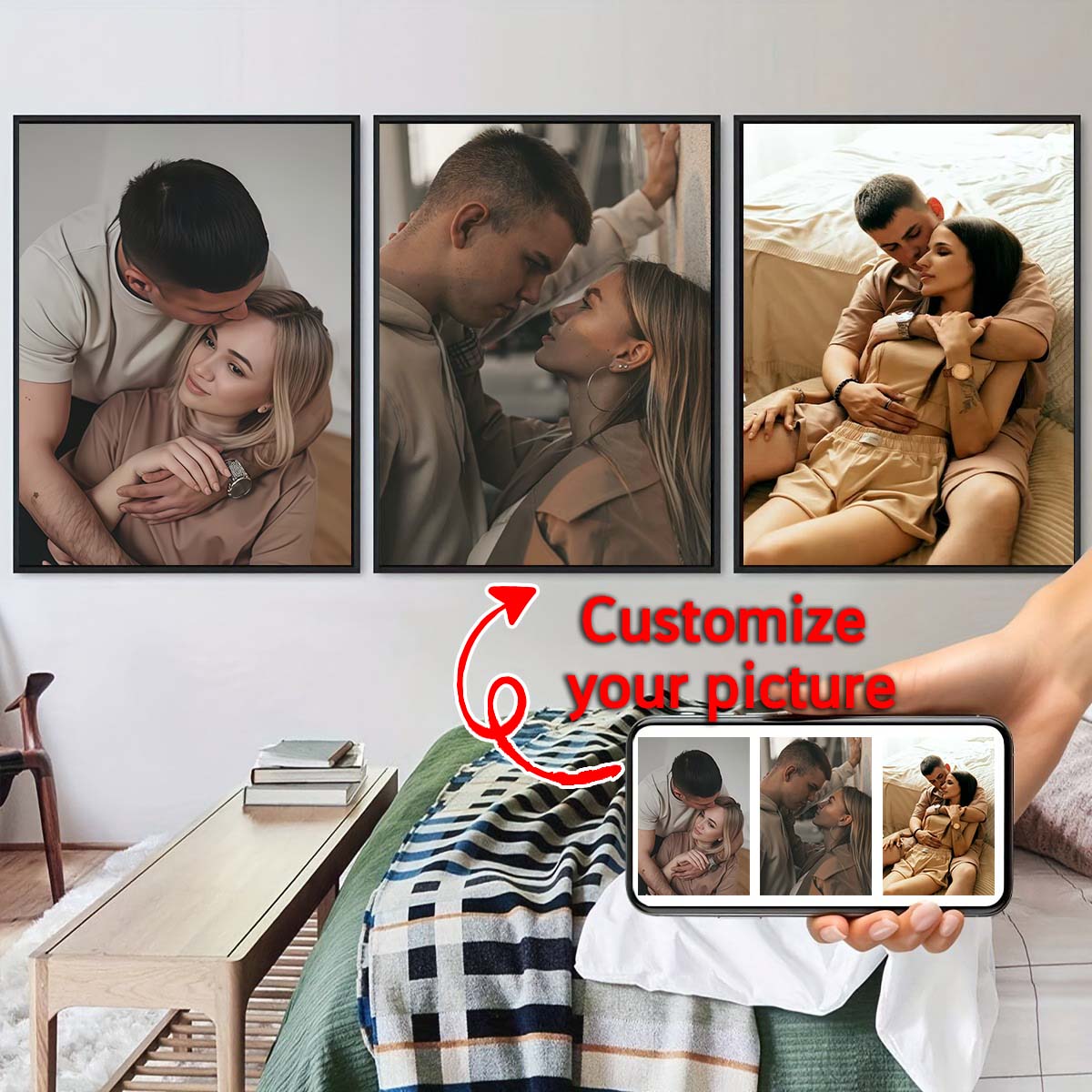 Triptychon - 2D-Foto-Holzrahme – Photo Frame Baby Bewertung und Preis