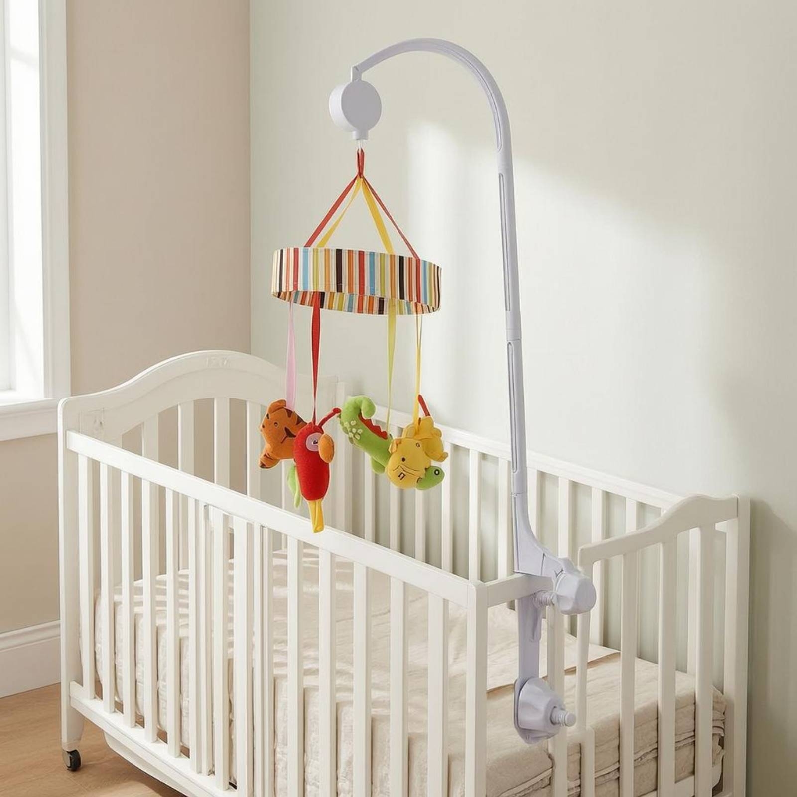 Baby-Mobile-Halterung Weiß – M – Baby Nursery Mobile Bewertung und Preis