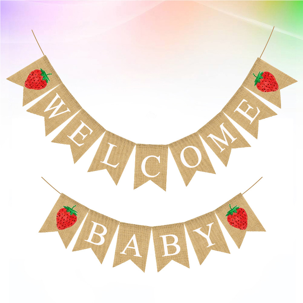 Baby Shower Leinen-Banner Erdb – Baby Nursery Garland Bewertung und Preis