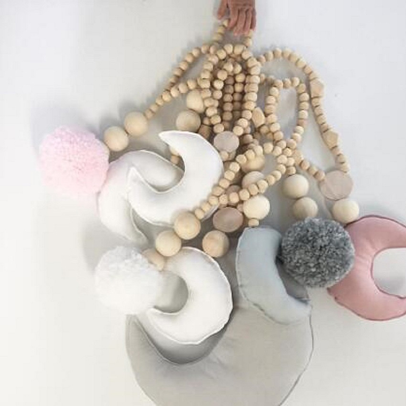 Holz Perlen Quaste Ball Girlan – Baby Nursery Garland Bewertung und Preis