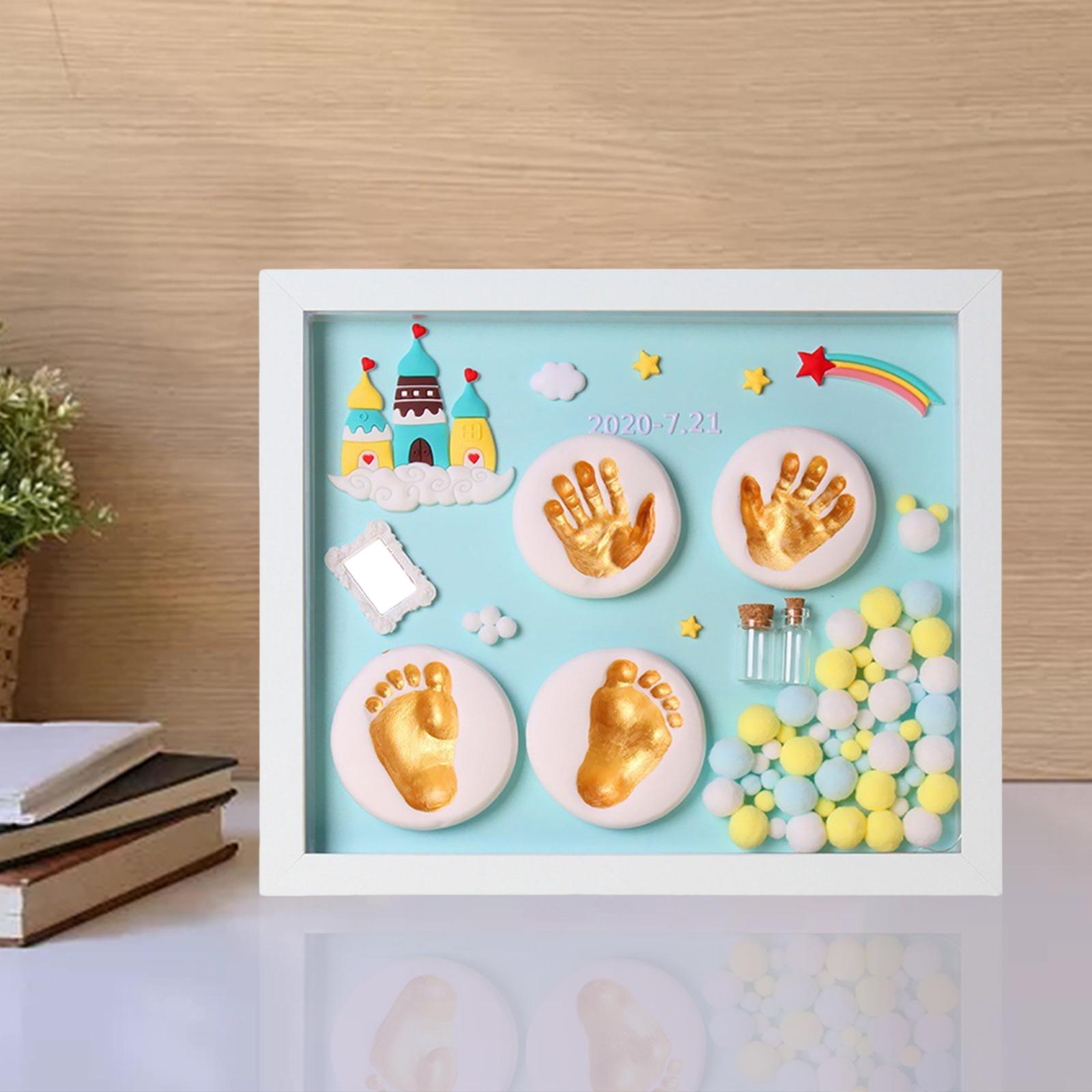 Baby-Bilderrahmen, Fußabdruck  – Baby Nursery Picture Frames Bewertung und Preis