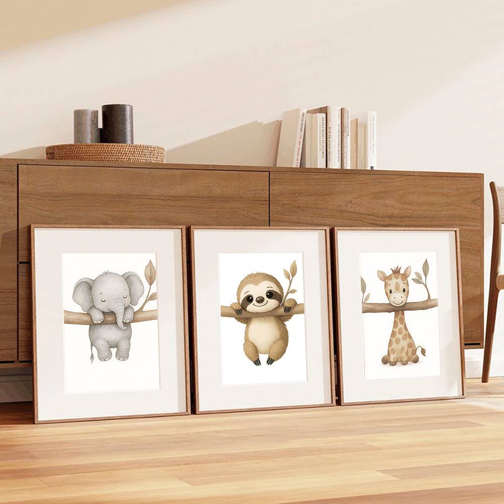 Neutrale Boho Safari Baby Tier – Baby Nursery Wallpaper Neutral Bewertung und Preis