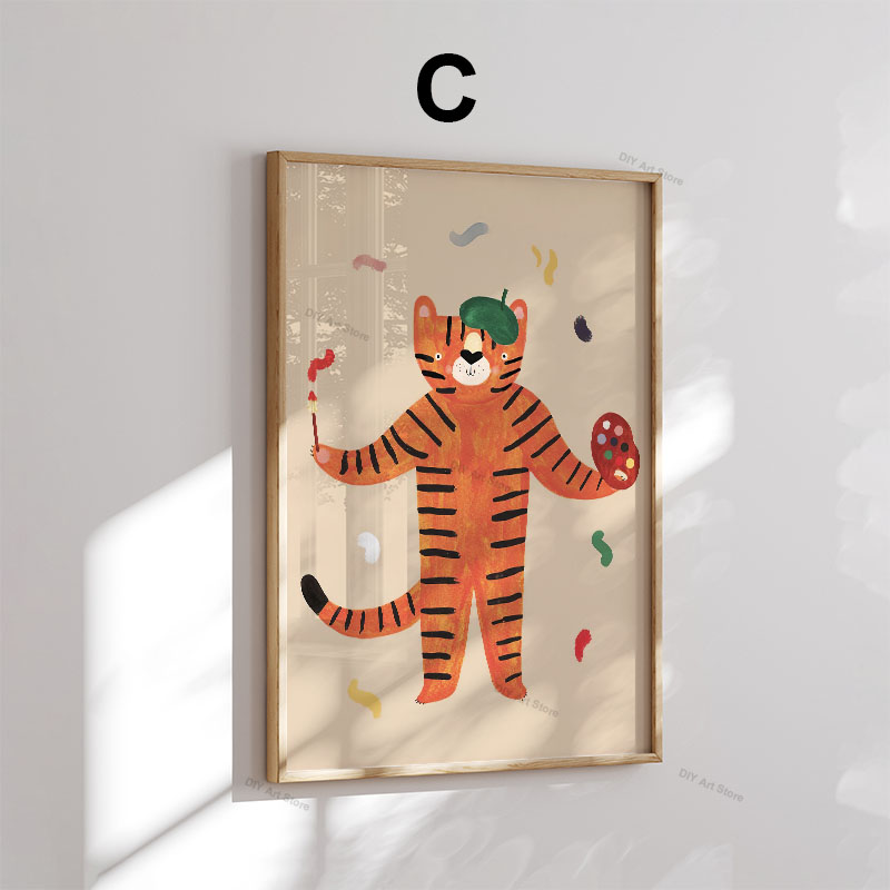 Lustige Cartoon-Tier Kinderzim – Baby Nursery Posters Bewertung und Preis
