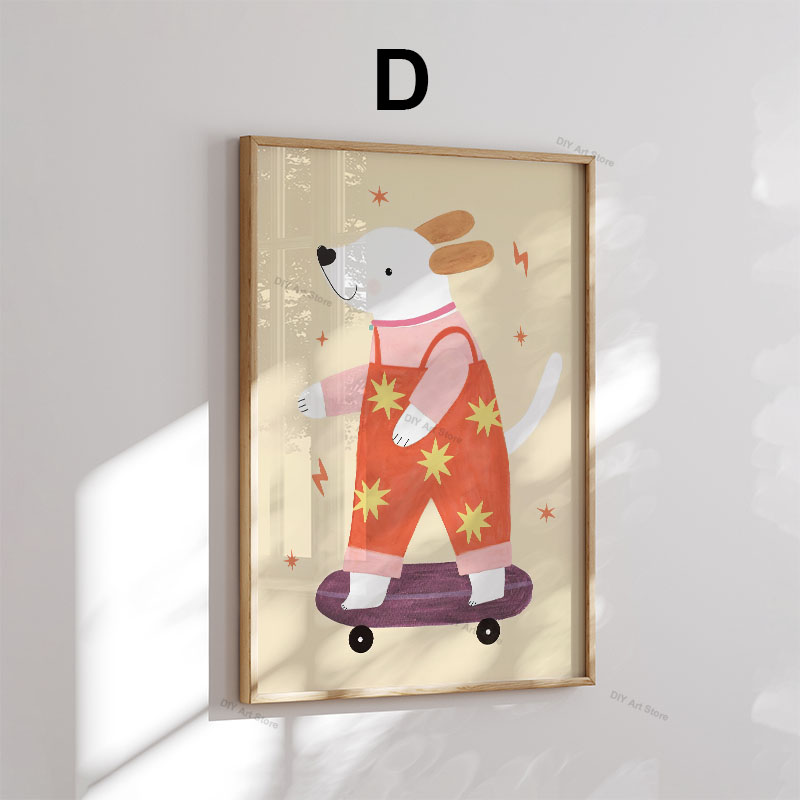 Lustige Cartoon-Tier Kinderzim – Baby Nursery Posters Bewertung und Preis