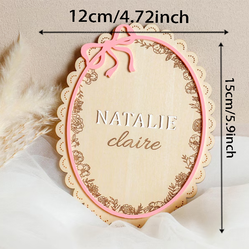 1 Stück Holz-Namensschild für  – Baby Nursery Name Sign Bewertung und Preis