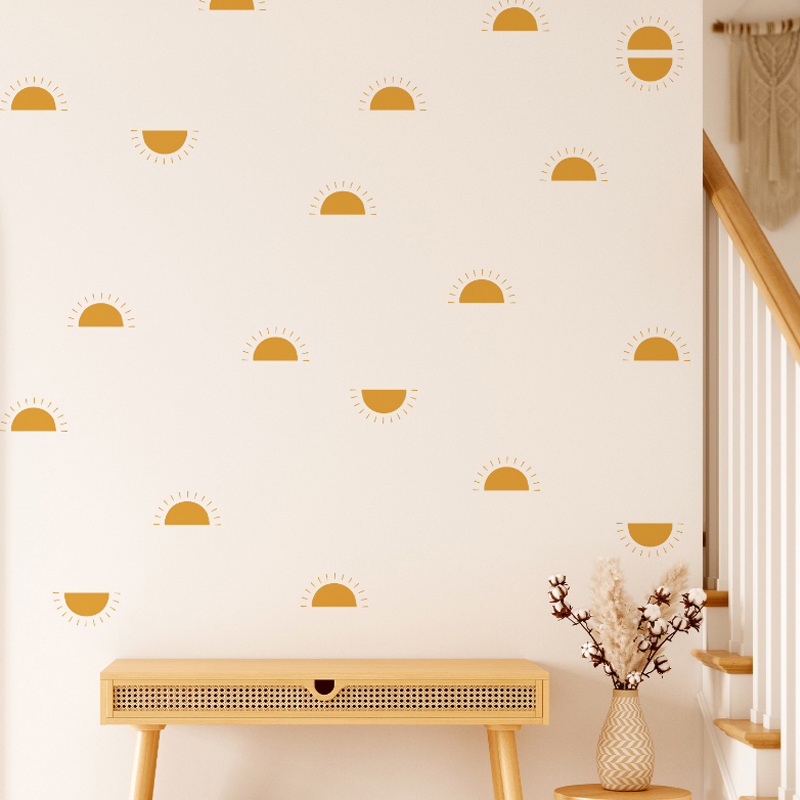 Boho Gelb Orange Halbe Sonne W – Baby Nursery Yellow Bewertung und Preis