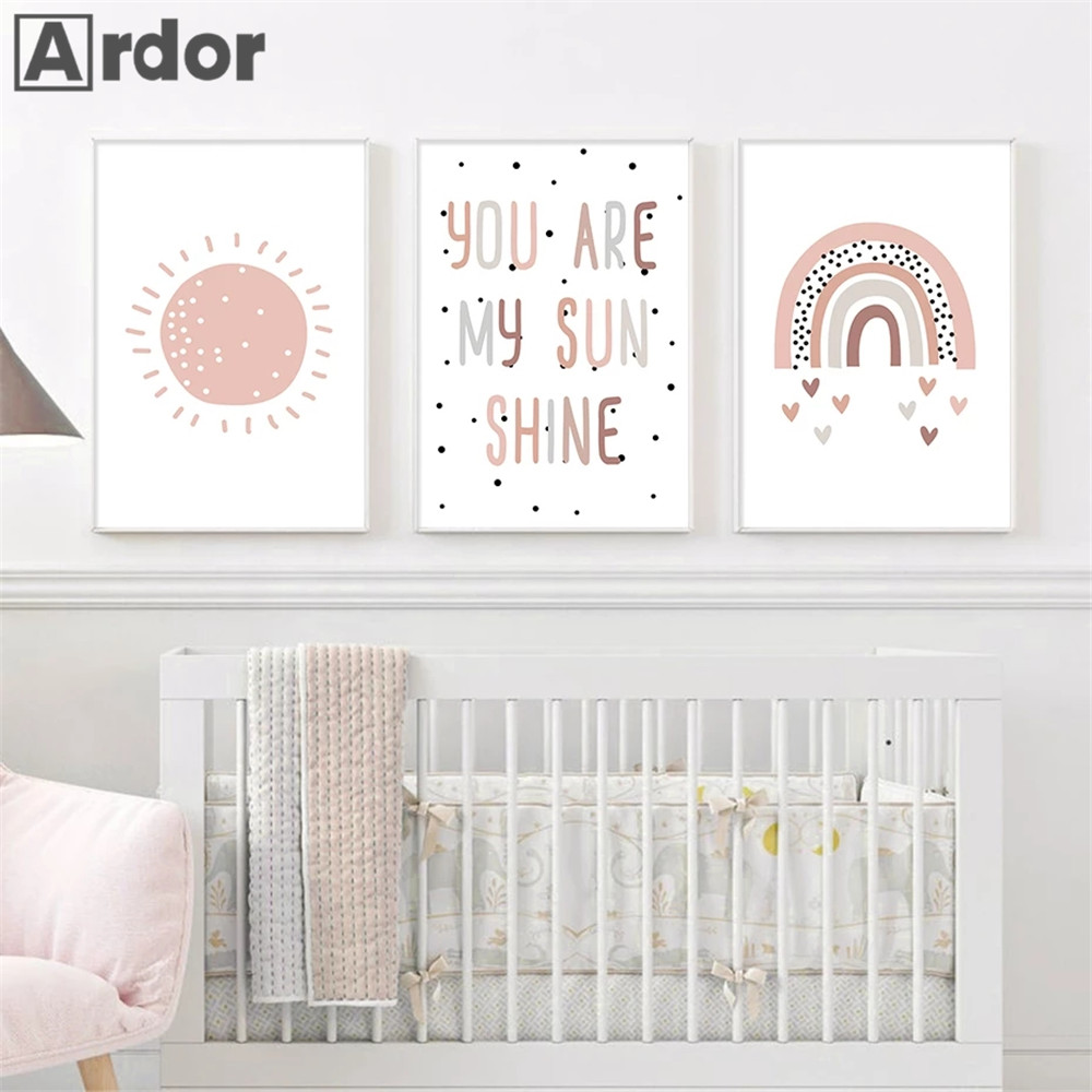Kindergarten Wanddrucke You Ar – Baby Nursery You Are My Sunshine Bewertung und Preis