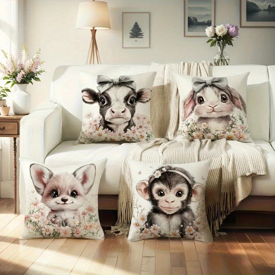 Niedliche Baby-Bauernhoftier-K – Baby Nursery Cushion Bewertung und Preis
