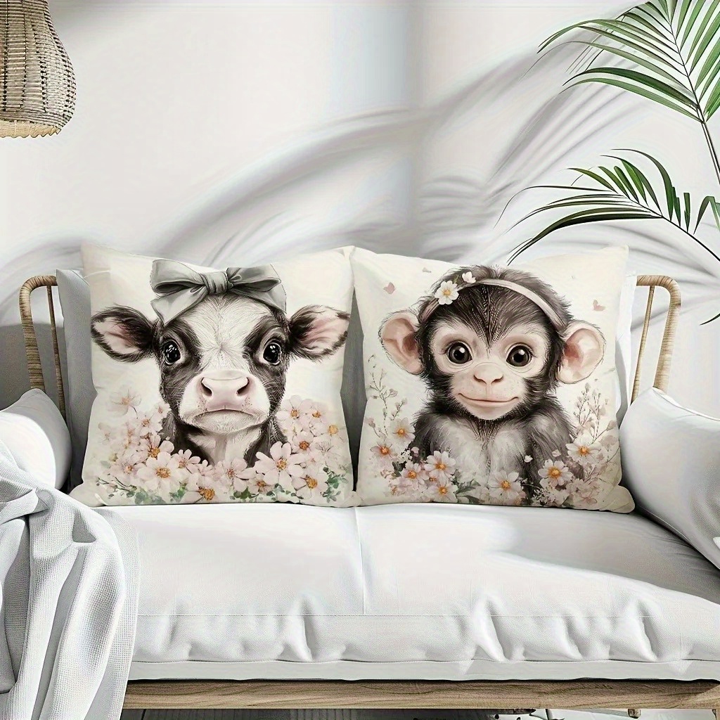 Niedliche Baby-Bauernhoftier-K – Baby Nursery Cushion Bewertung und Preis