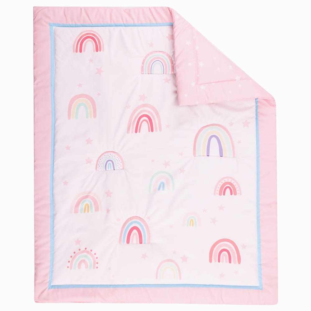 3Pcs Regenbogen Baby, Kleinkin – Baby Nursery Sets Bewertung und Preis