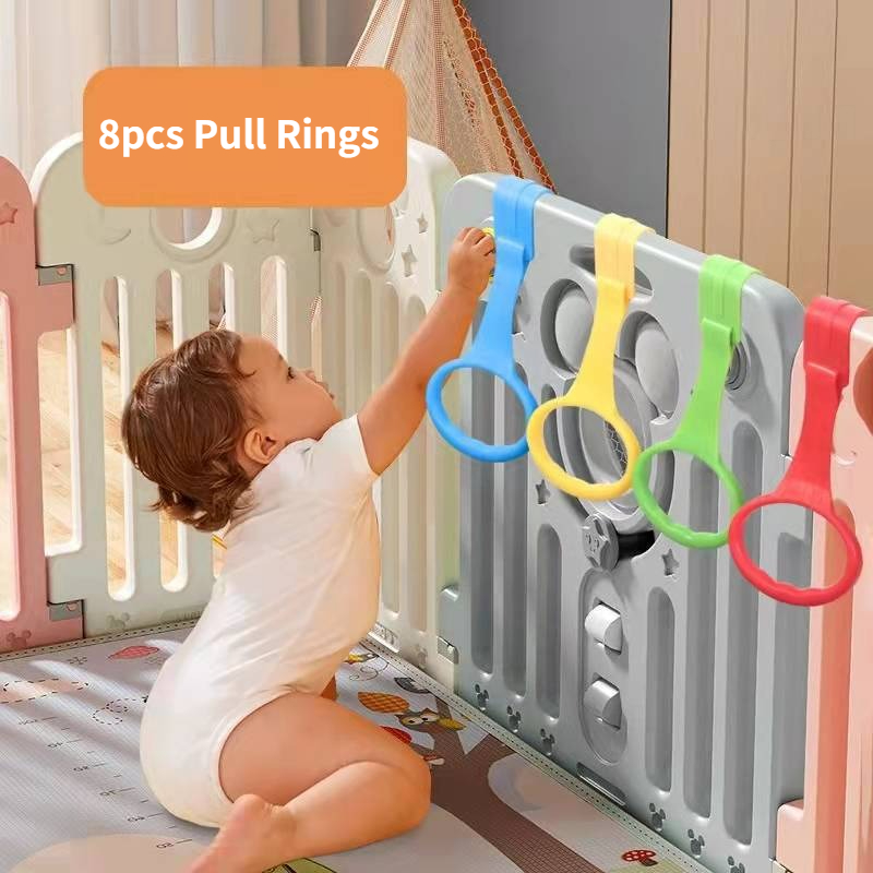 8 Stück Zugringe für Laufstall – Baby Nursery Hooks Bewertung und Preis