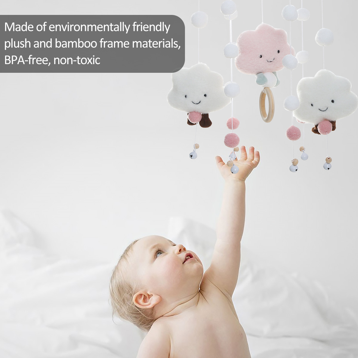 Mobile Windspiele mit Wolken p – Baby Nursery Mobile Bewertung und Preis