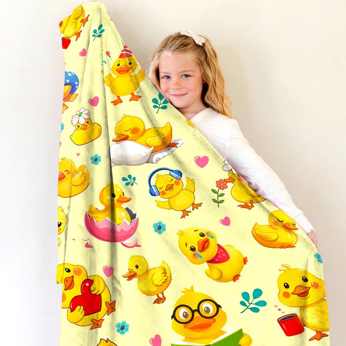 Gelbe Küken-Tierdruck-Decke, K – Baby Nursery Yellow Bewertung und Preis