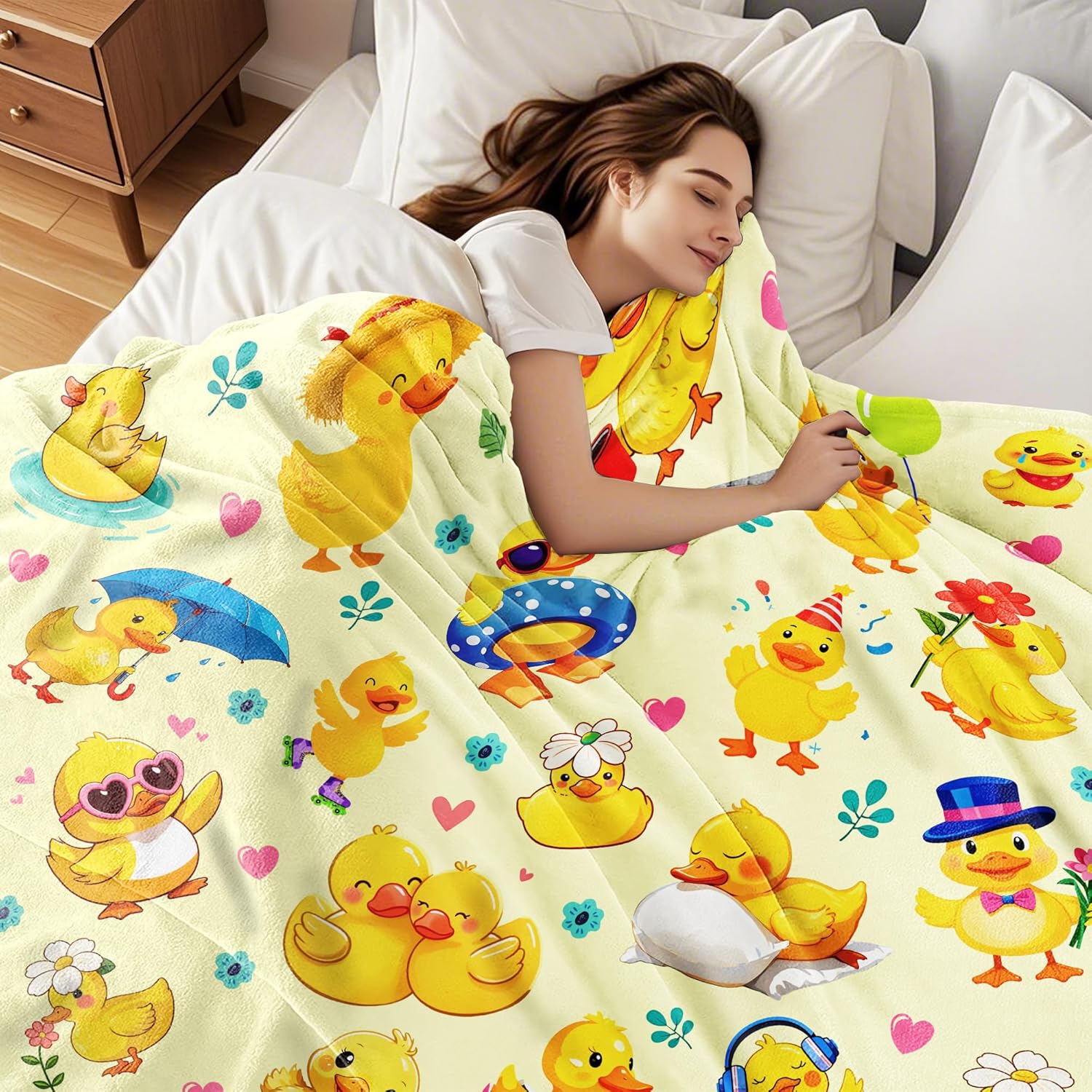 Gelbe Küken-Tierdruck-Decke, K – Baby Nursery Yellow Bewertung und Preis
