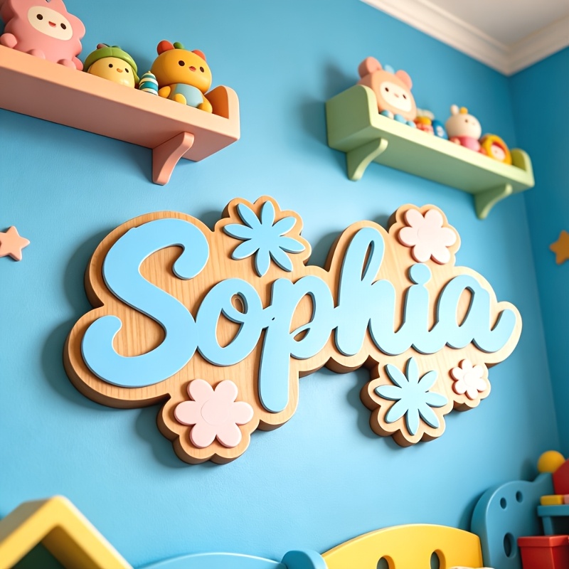 Personalisiertes Namensschild  – Baby Nursery Name Sign Bewertung und Preis