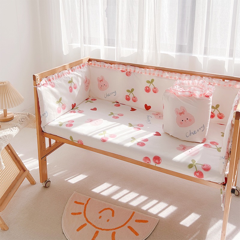 5Pcs Krippe Bettwäsche Set Mäd – Baby Nursery Sets Bewertung und Preis
