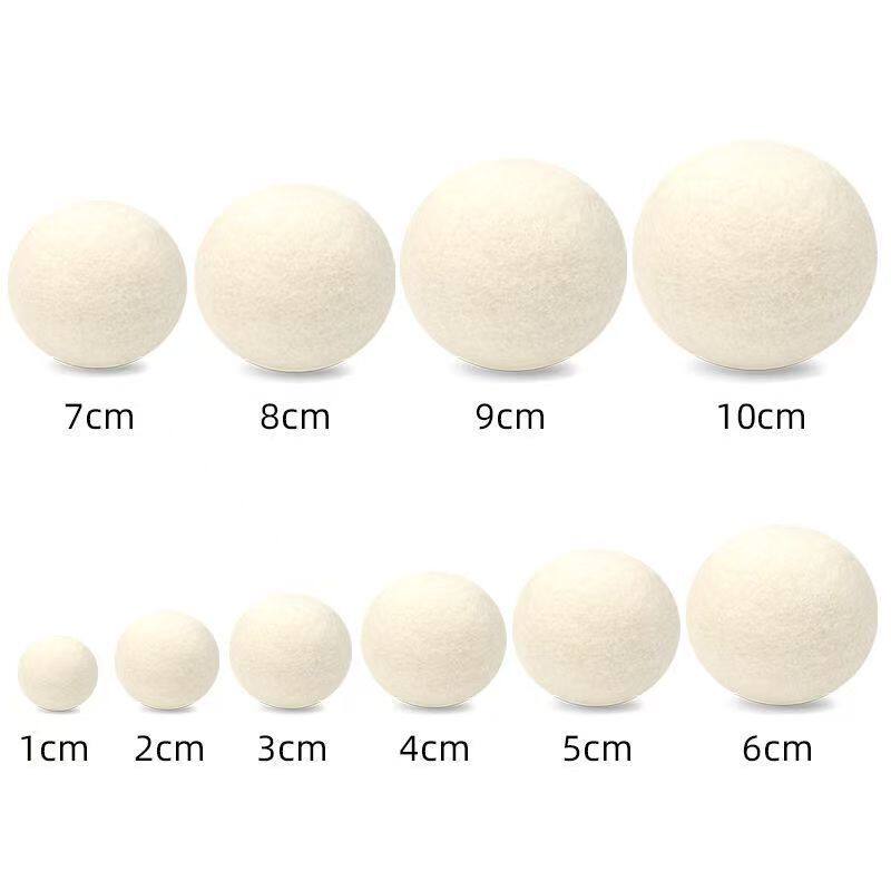 1-10 Stück 1cm-10cm Weiße Woll – Baby Nursery Garland Bewertung und Preis