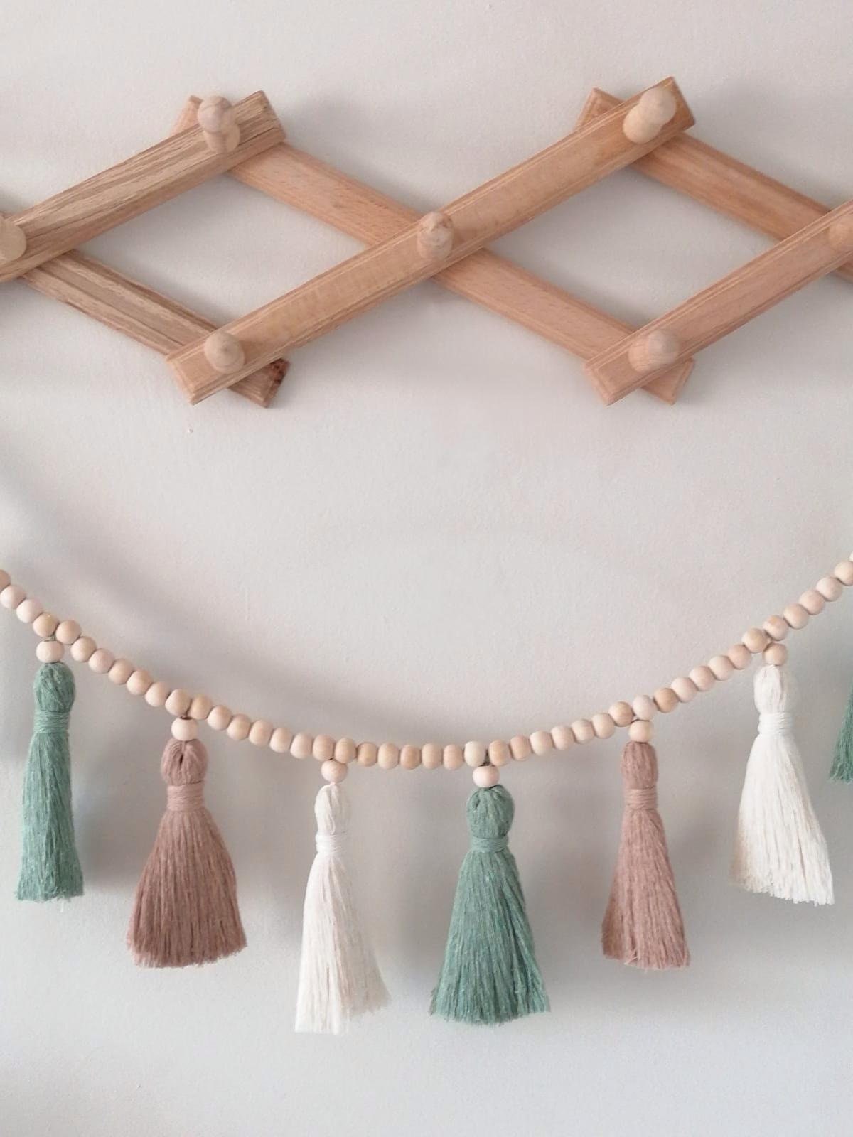 Quaste Makramee Girlande, Boho – Baby Nursery Garland Bewertung und Preis