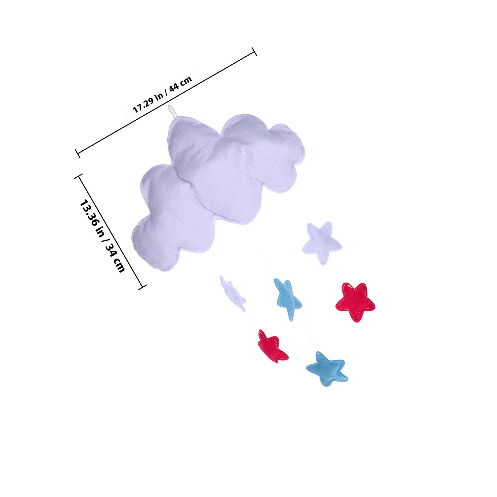 2 Stück Wolken-Regentropfen-Hä – Baby Nursery Garland Bewertung und Preis