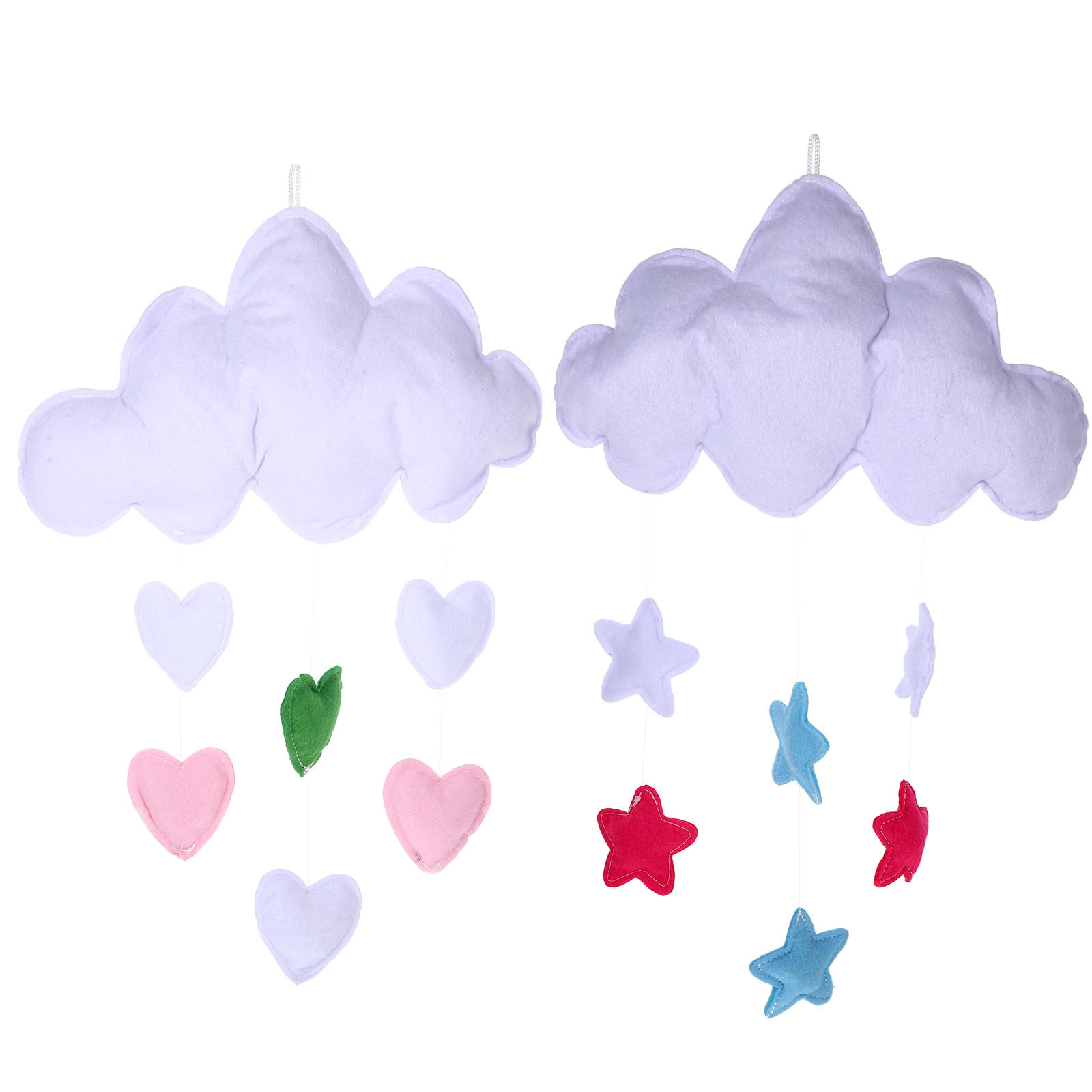 2 Stück Wolken-Regentropfen-Hä – Baby Nursery Garland Bewertung und Preis