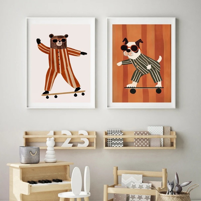1 Stück rahmenlose lustige Tie – Baby Nursery Posters Bewertung und Preis