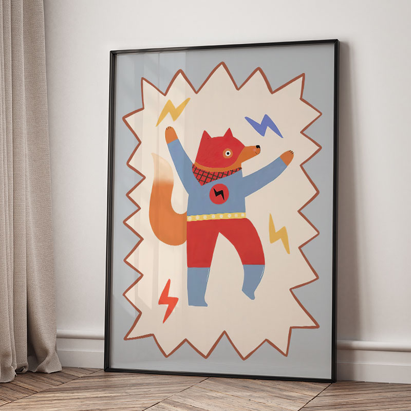 Lustige Cartoon-Wandkunst für  – Baby Nursery Posters Bewertung und Preis